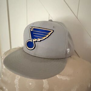 Fanatics Gray St. Louis Fitted Hat (Size 8) NHL